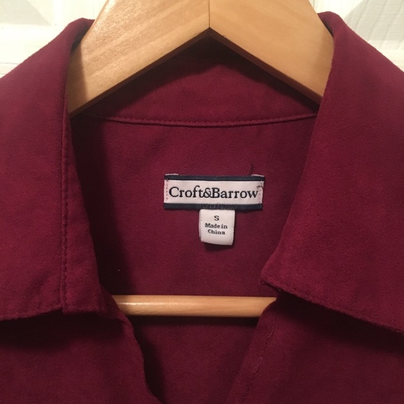 Croft & Barrow Zip Front Lightweight Jacket Blazer - Picture 2 of 7